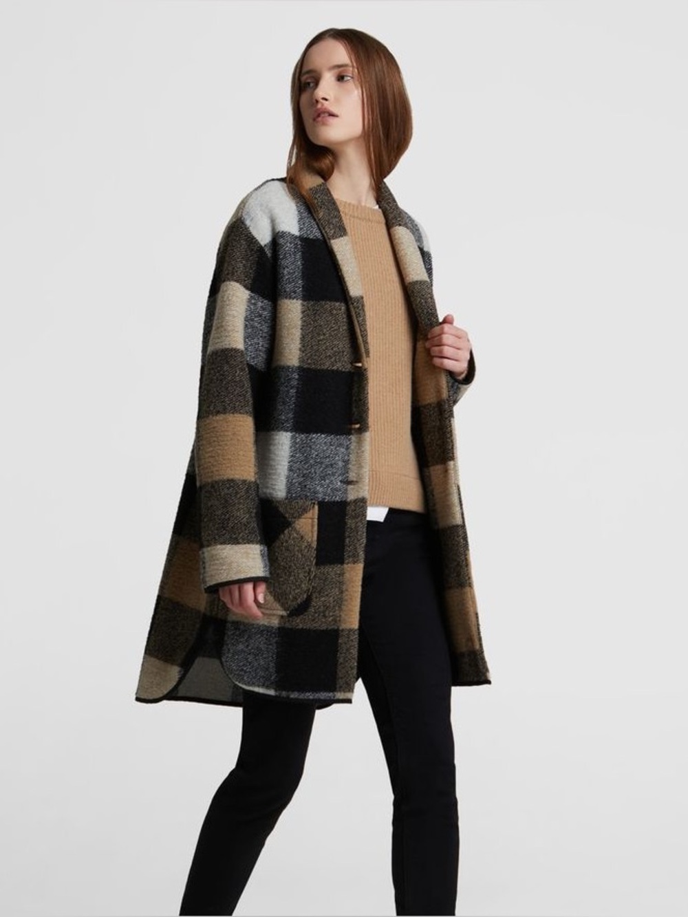 Woolrich Archive Gentry Buffalo Plaid Coat, sz XS